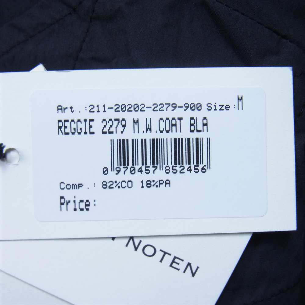 DRIES VAN NOTEN ドリスヴァンノッテン 21AW 211-20202-2279 REGGIE M.W.COAT コットン ロングコート ブラック系 M【新古品】【未使用】【中古】
