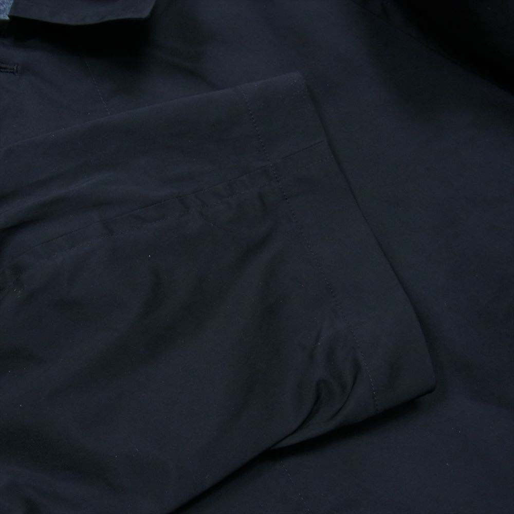 AURALEE オーラリー 21AW A21AC02SS スタイリスト私物 別注 EXCLUSIVE STRETCH POLYESTER LONG LINER COAT ステンカラー コート ブラック系 4【美品】【中古】