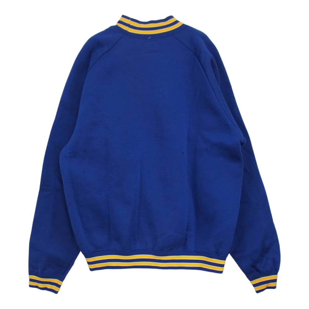 Champion チャンピオン 60s 70s プロダクツタグ ナイロン フリース スウェット ブルー系 XL【中古】