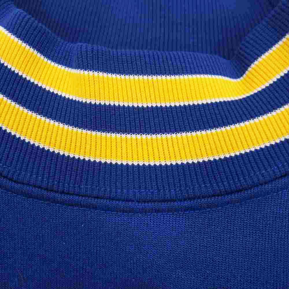 Champion チャンピオン 60s 70s プロダクツタグ ナイロン フリース スウェット ブルー系 XL【中古】