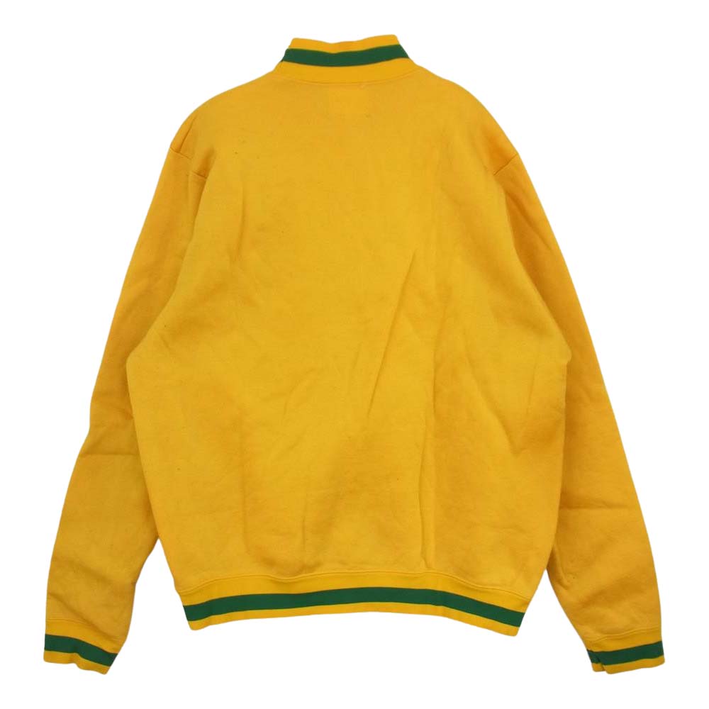 Champion チャンピオン 60s 70s プロダクツタグ ナイロン フリース スウェット イエロー系 XL【中古】