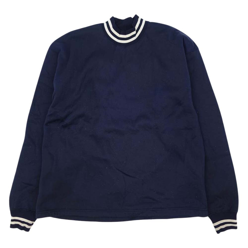 Champion チャンピオン 60s 70s プロダクツタグ ナイロン フリース スウェット ネイビー系 XL【中古】
