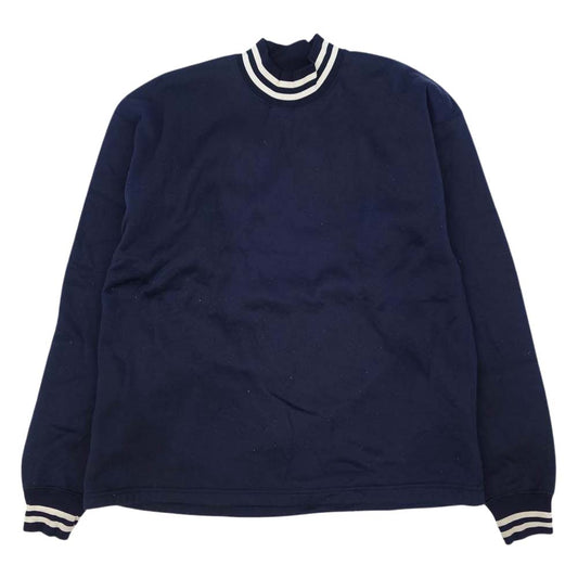 Champion チャンピオン 60s 70s プロダクツタグ ナイロン フリース スウェット ネイビー系 XL【中古】