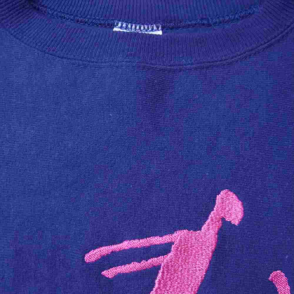 Champion チャンピオン 90s USA製 刺繍タグ リバースウィーブ クルー スウェット パープル系 L【中古】