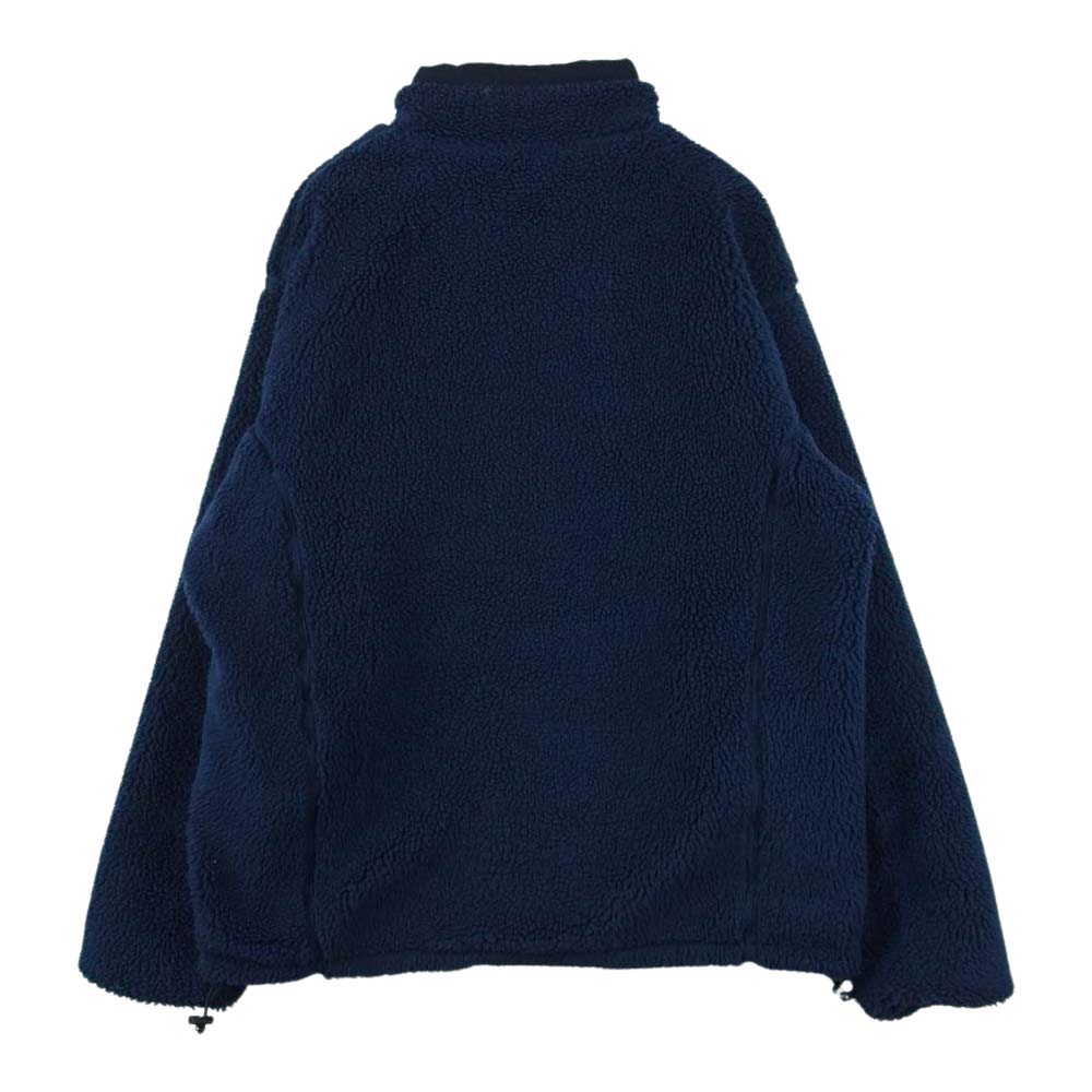 ラッセル アスレチック リバーシブル ボア フリース ジャケット ネイビー系【中古】