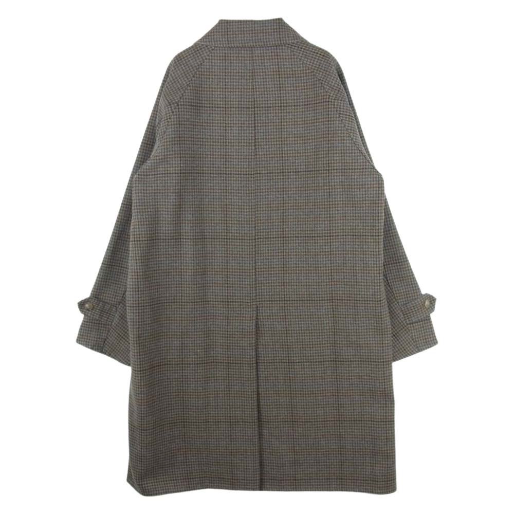 ビューティー アンド ユース UNITED ARROWS ユナイテッドアローズ ガンクラブチェック リバーシブル バルカラー コート ブラウン系 ベージュ系 S【中古】