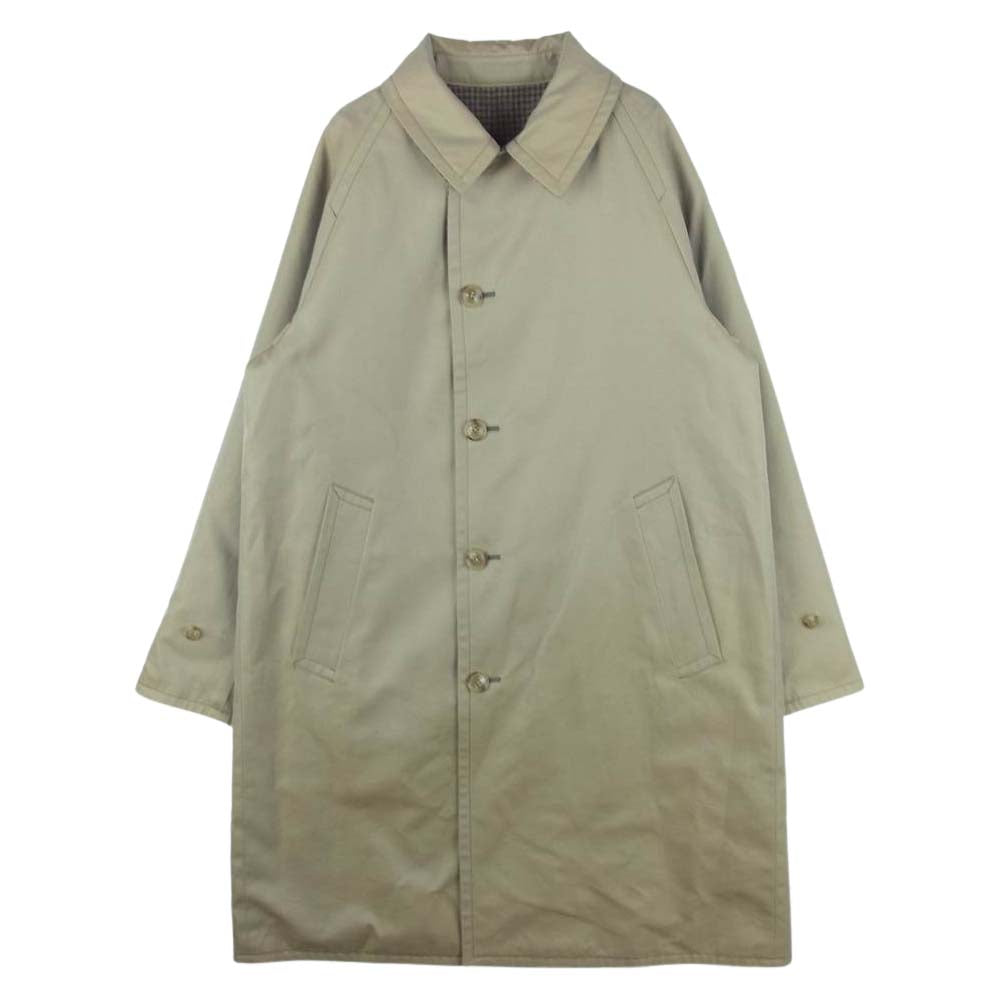 ビューティー アンド ユース UNITED ARROWS ユナイテッドアローズ ガンクラブチェック リバーシブル バルカラー コート ブラウン系 ベージュ系 S【中古】