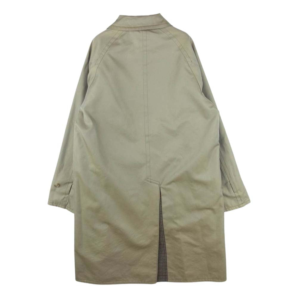 ビューティー アンド ユース UNITED ARROWS ユナイテッドアローズ ガンクラブチェック リバーシブル バルカラー コート ブラウン系 ベージュ系 S【中古】
