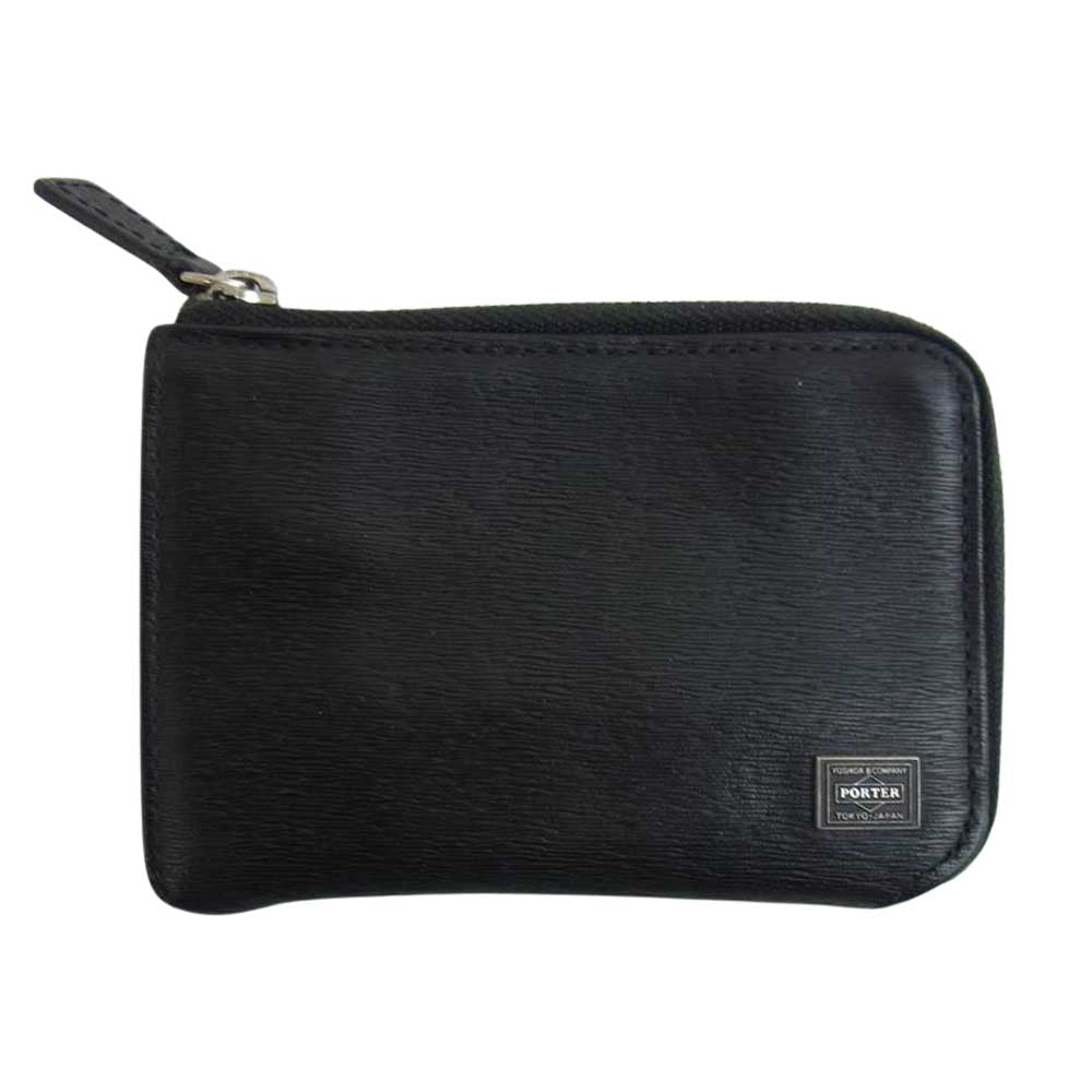 PORTER ポーター CURRENT カレント コインケース パスケース ブラック系【中古】