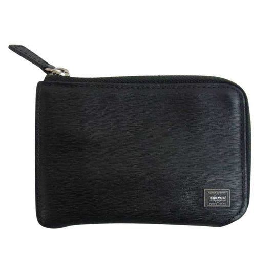 PORTER ポーター CURRENT カレント コインケース パスケース ブラック系【中古】
