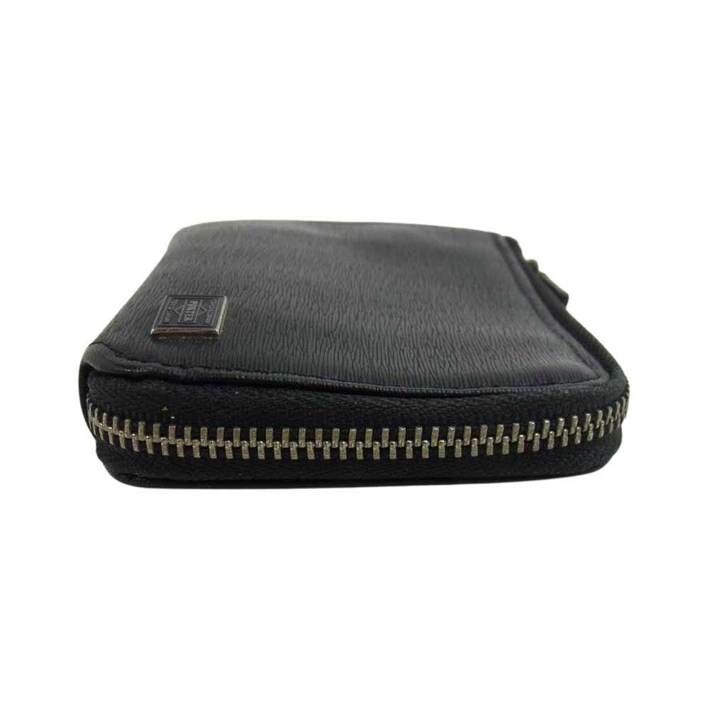 PORTER ポーター CURRENT カレント コインケース パスケース ブラック系【中古】