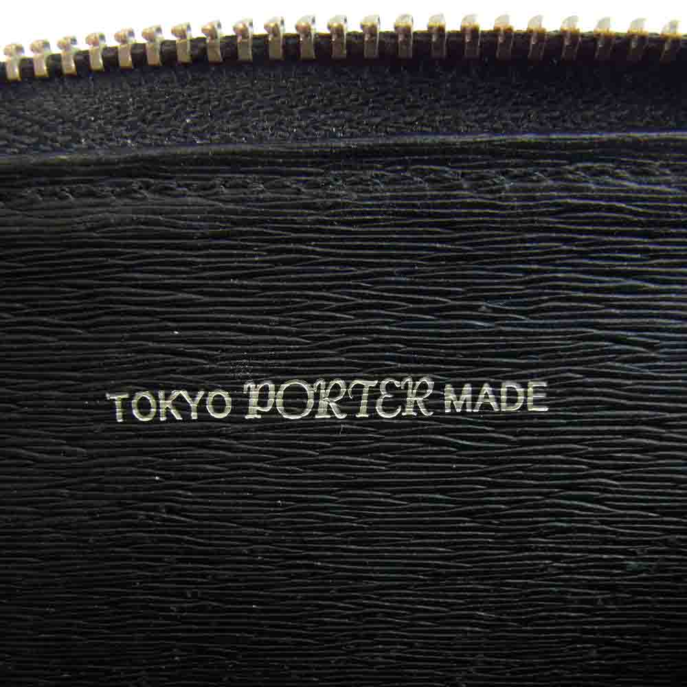 PORTER ポーター CURRENT カレント コインケース パスケース ブラック系【中古】