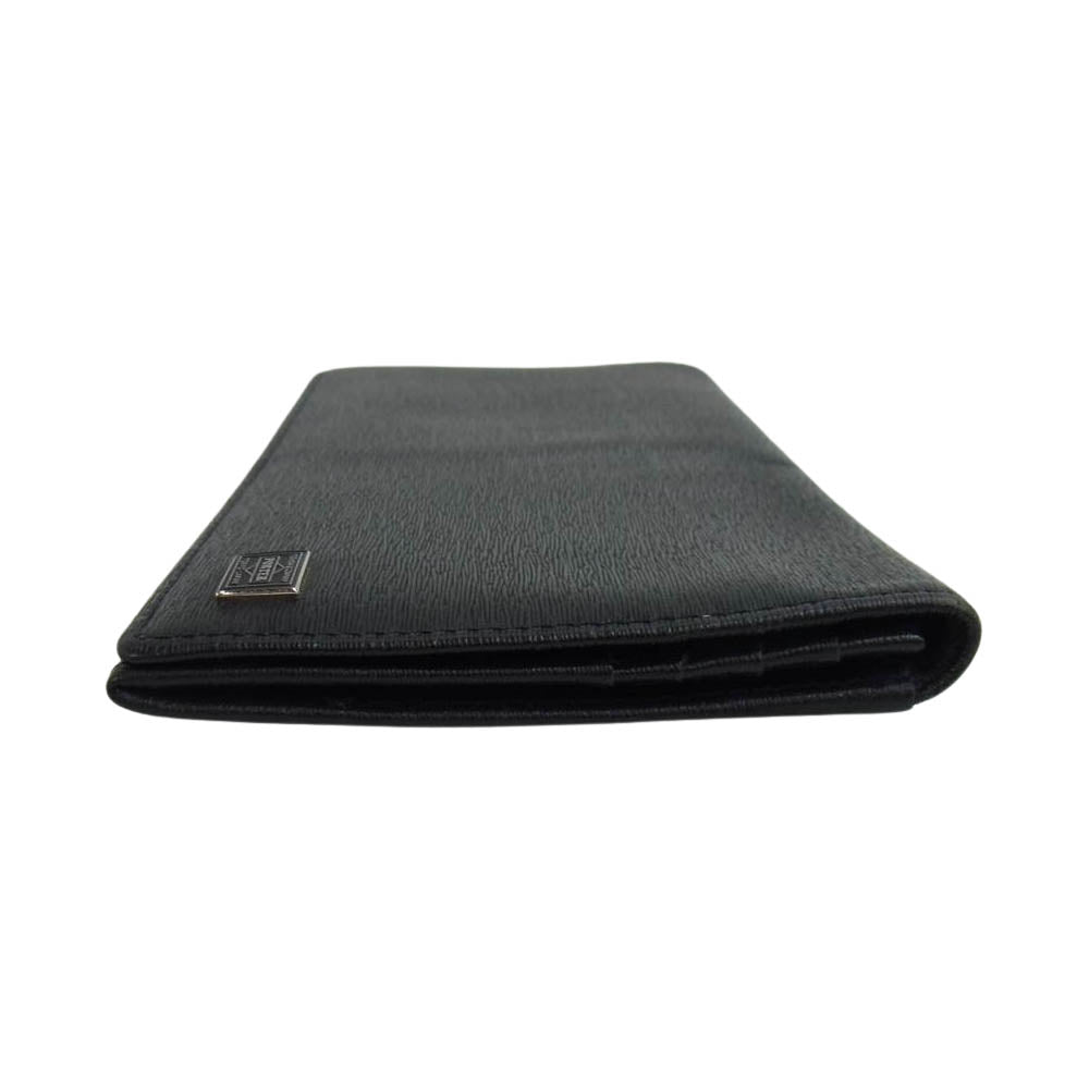 PORTER ポーター CURRENT カレント 長財布 札入れ ブラック系【中古】