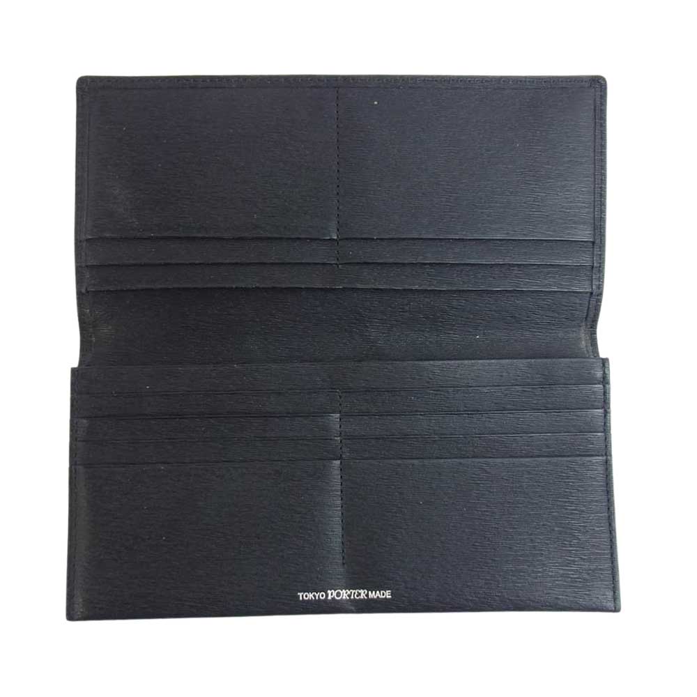 PORTER ポーター CURRENT カレント 長財布 札入れ ブラック系【中古】