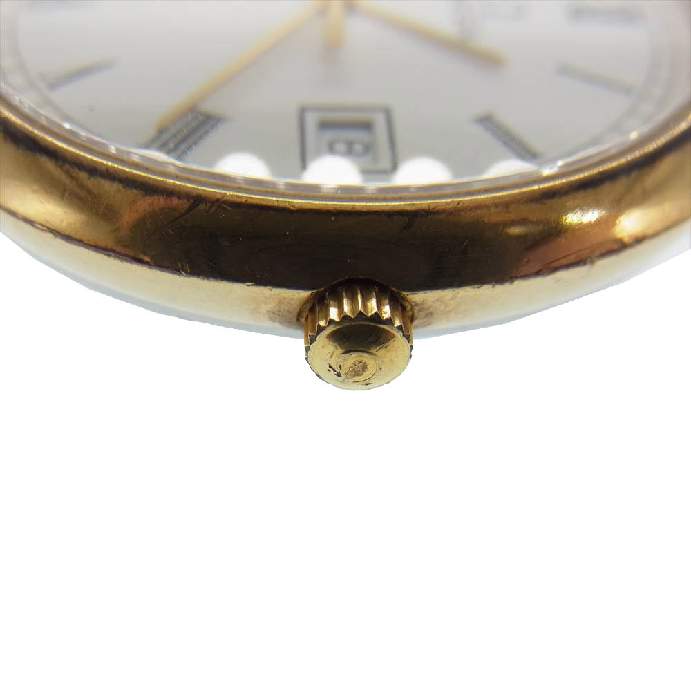 OMEGA オメガ デビル デイト クォーツ 文字盤のみ ゴールド系【中古】