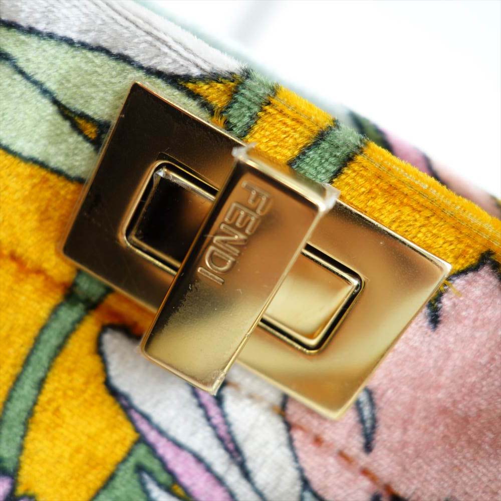 FENDI フェンディ 8BN244 ACWC PEEK A BOO MINI ピーカブー ミニ ショルダー ハンド バッグ マルチカラー系【極上美品】【中古】