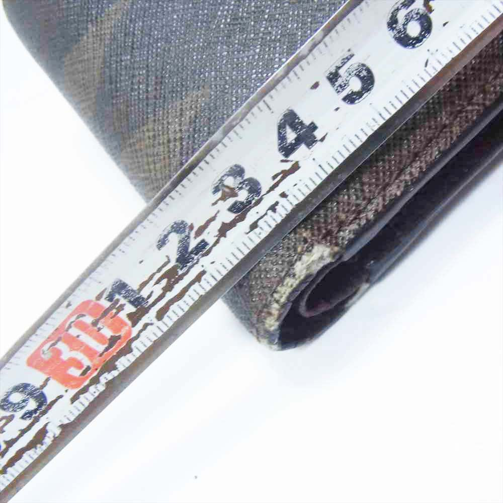Vivienne Westwood ヴィヴィアンウエストウッド 二つ折り 迷彩 カモフラ レザー ウォレット ブラック系【中古】