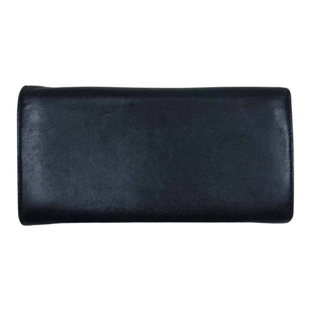 Vivienne Westwood ヴィヴィアンウエストウッド オーブ 二つ折り 長財布 ブラック系【中古】
