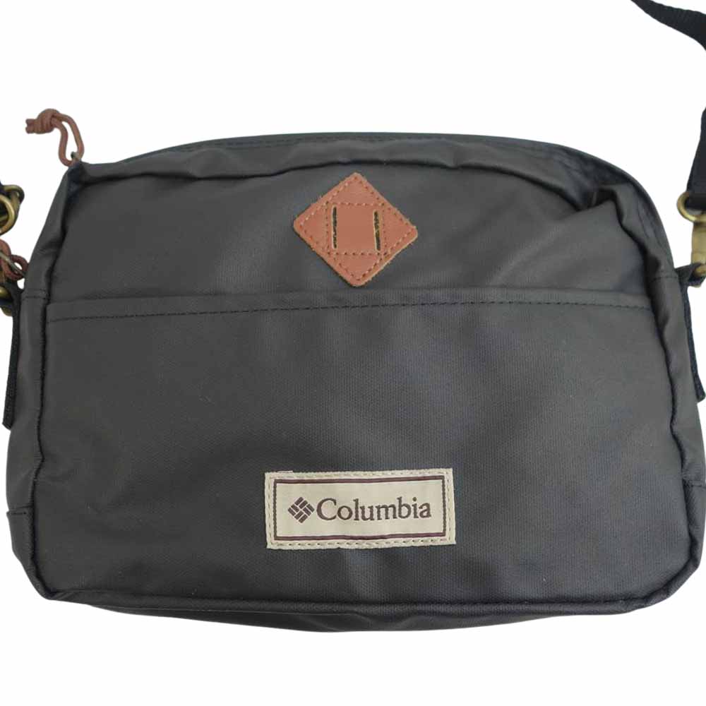 Columbia コロンビア ナイロン ショルダーバッグ サコッシュ ブラック系【中古】