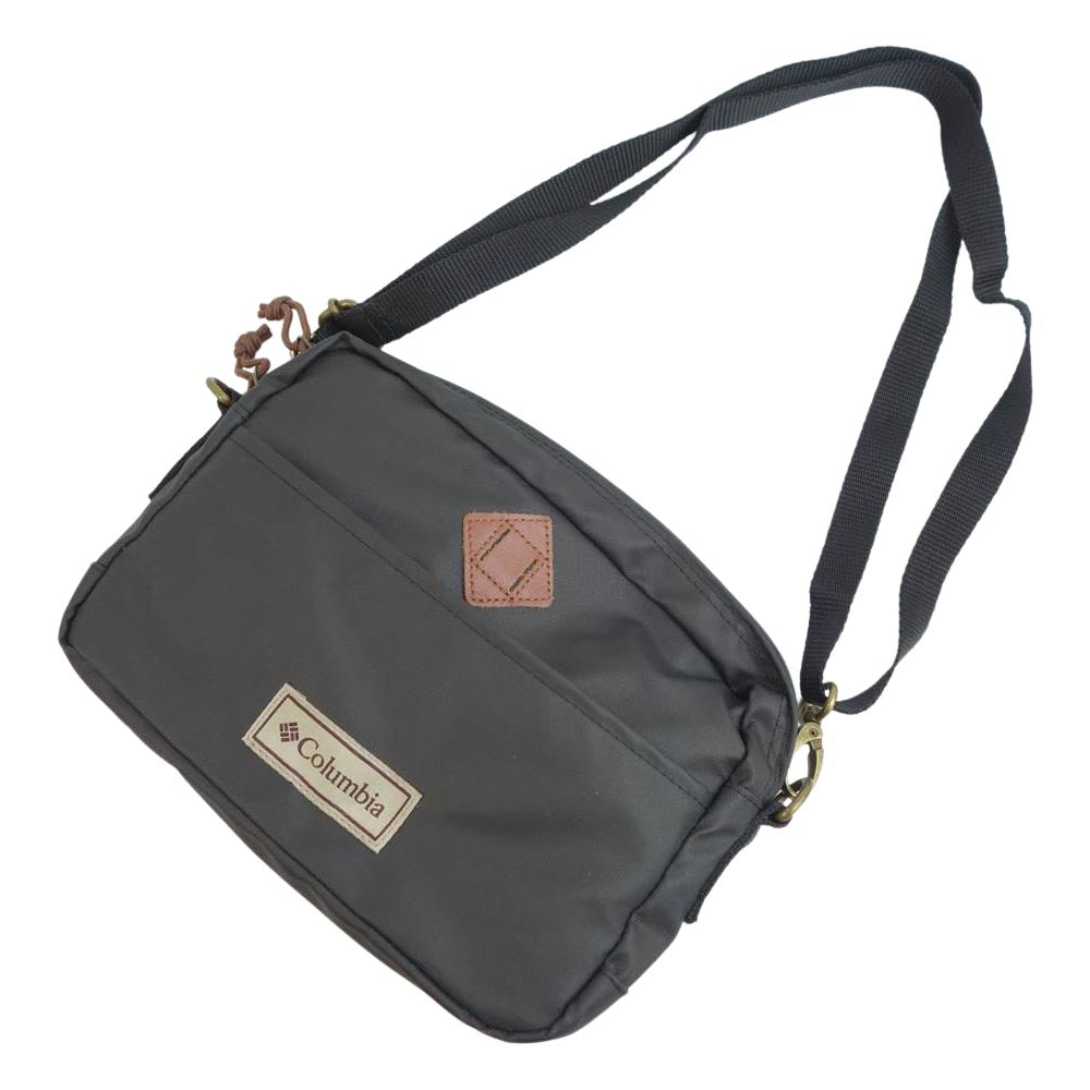 Columbia コロンビア ナイロン ショルダーバッグ サコッシュ ブラック系【中古】