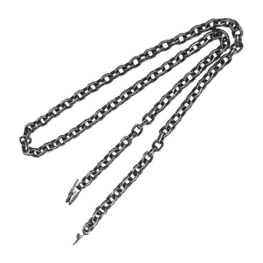 CHROME HEARTS クロムハーツ（原本無） PAPER CHAIN 18inch 18インチ ペーパー ネックレス シルバー系【中古】
