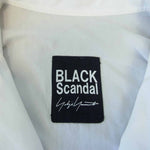 Yohji Yamamoto ヨウジヤマモト Black Scandal 19SS ブラックスキャンダル スペアカラー ロング プリント シャツ ホワイト系 2【中古】