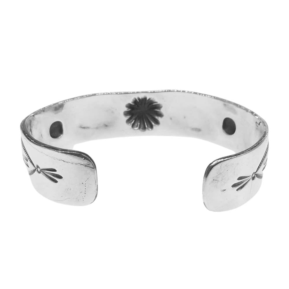 LARRY SMITH ラリースミス SHELL BRACELET シェル ブレスレット バングル シルバー系【中古】