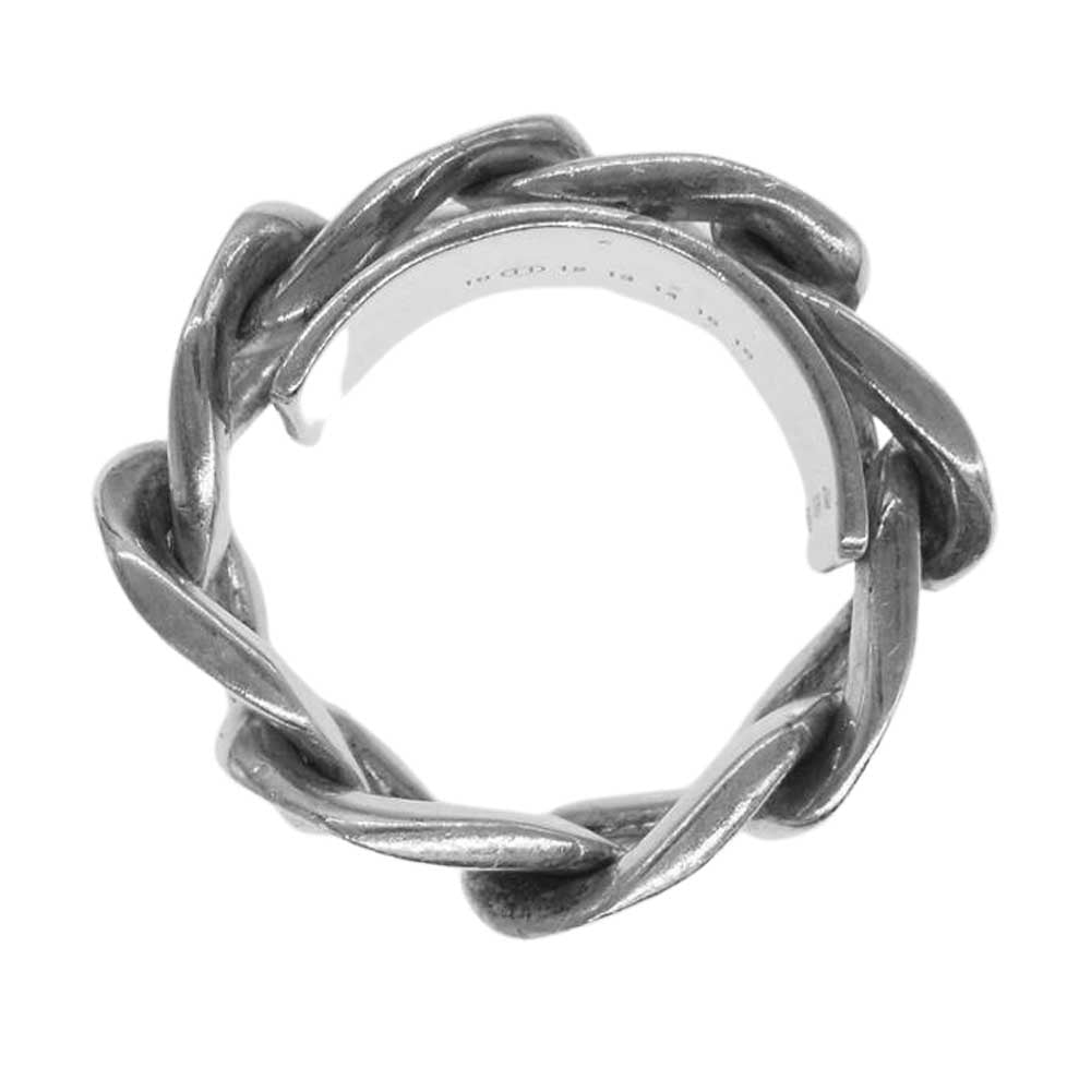 MAISON MARGIELA メゾンマルジェラ 11 チェーン リング シルバー系 24号【中古】