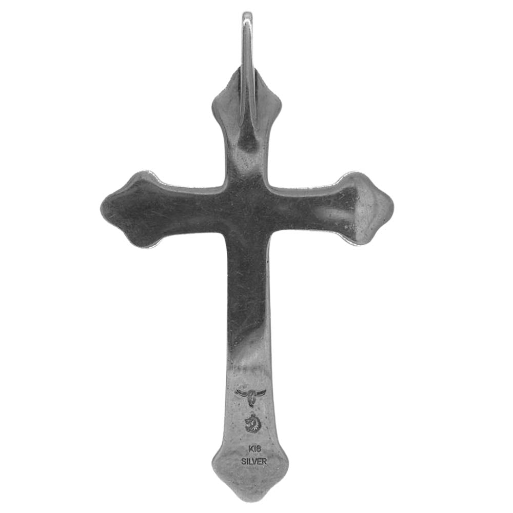 タディアンドキング ラージクロス K18 GP ロングホーン シルバー系【中古】