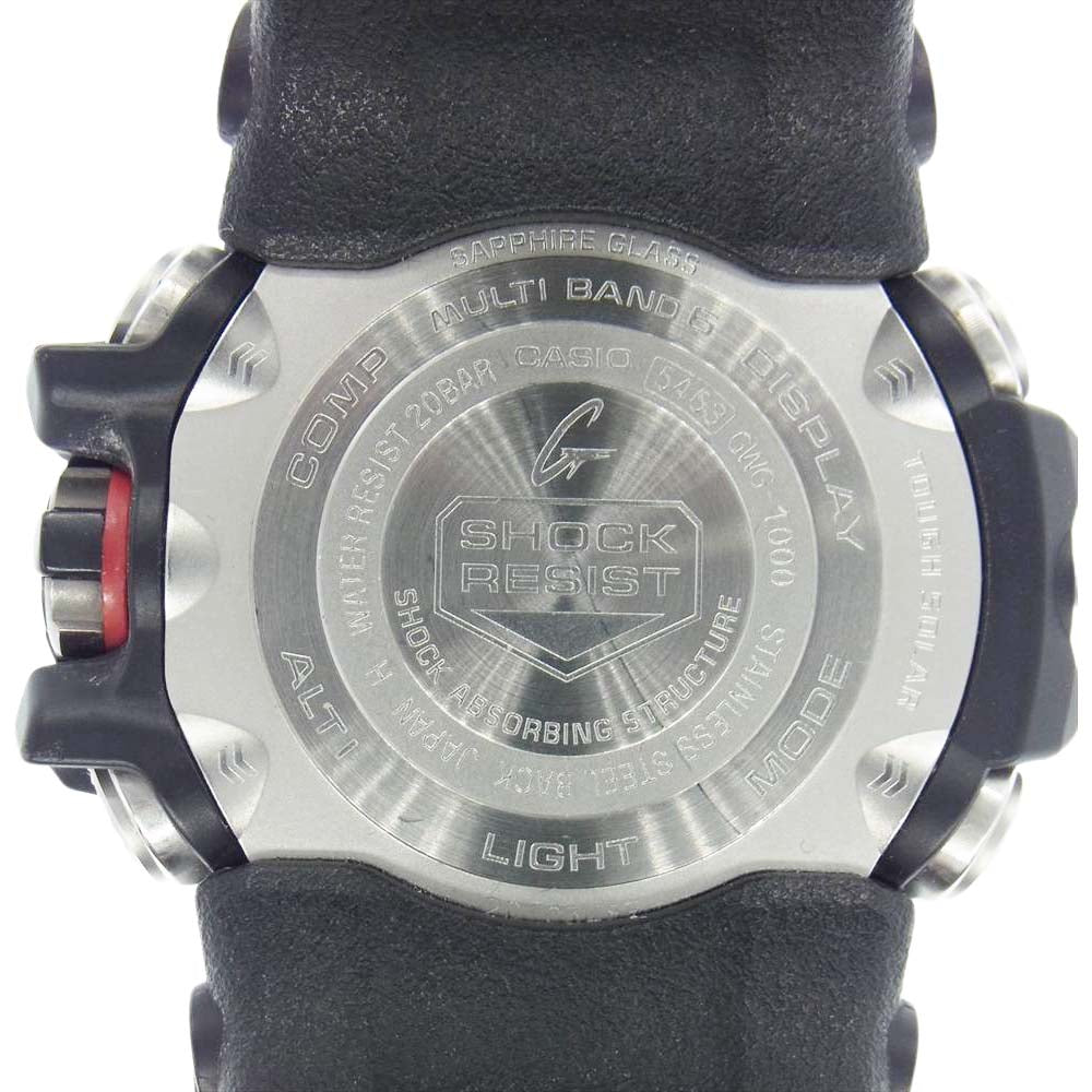 G-SHOCK ジーショック GWG-1000 マッドマスター ブラック系【中古】