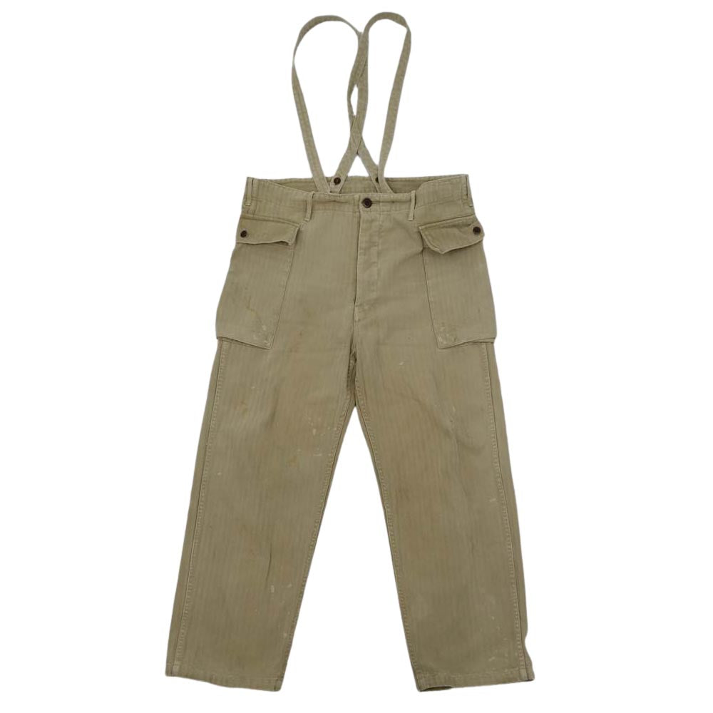 VISVIM ビズビム 0119205008011 HW Tioga cargo braces pants 汚し加工 カーゴパンツ ベージュ系 3【中古】