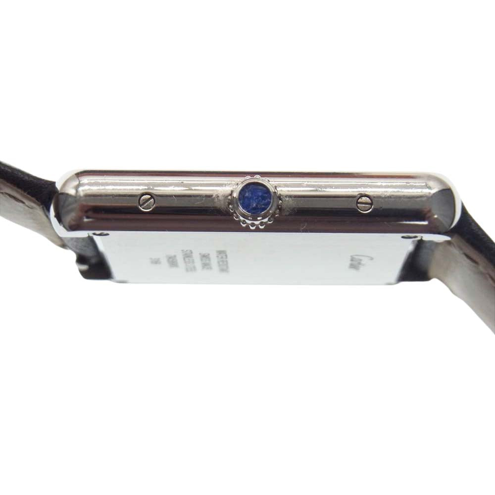 CARTIER カルティエ WSTA0028 タンク ソロ LM シルバーローマン ブラック系【中古】