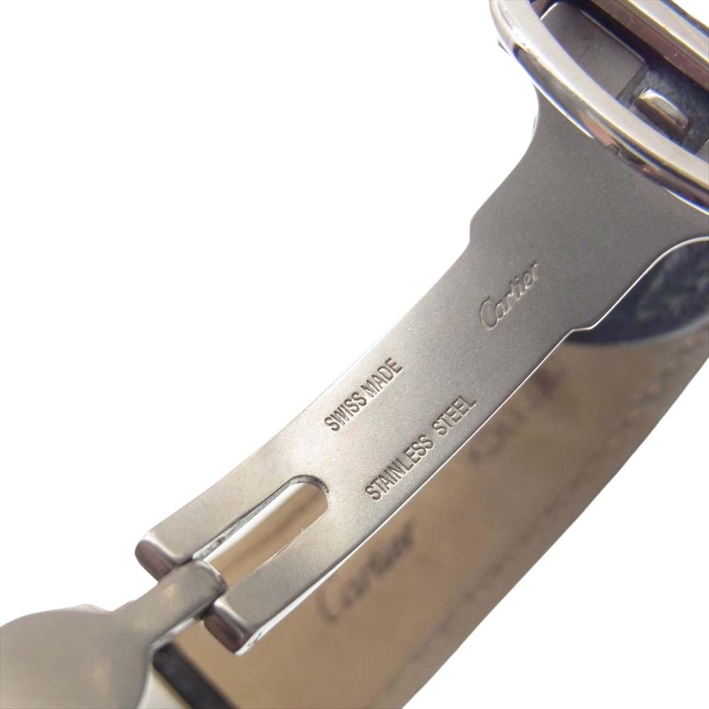 CARTIER カルティエ WSTA0028 タンク ソロ LM シルバーローマン ブラック系【中古】