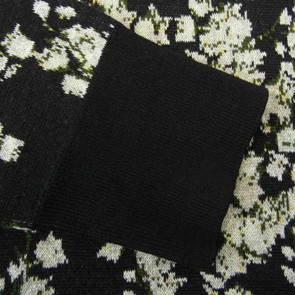 DIOR HOMME ディオールオム 14AW  433M635ZT757 国内正規品 クリス期 鈴蘭 スズラン クルーネック ニット セーター ブラック系 S【中古】