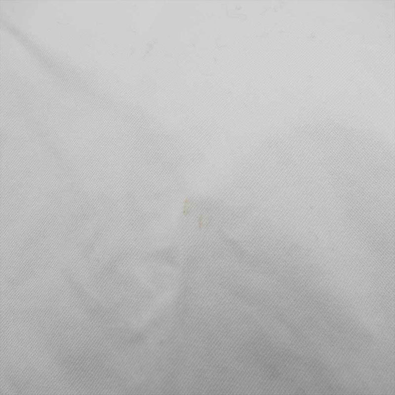 Supreme シュプリーム × NIKE ナイキ 21SS Cotton Twill Shirt ロゴ刺繍 コットン ツイル 長袖 シャツ ホワイト系 M【中古】