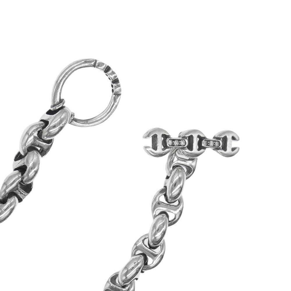 ホーセン ブース 購入時カード付属 OPEN LINK BRACELET オープン リンク ダイヤ ブレスレット 10mm シルバー系【中古】