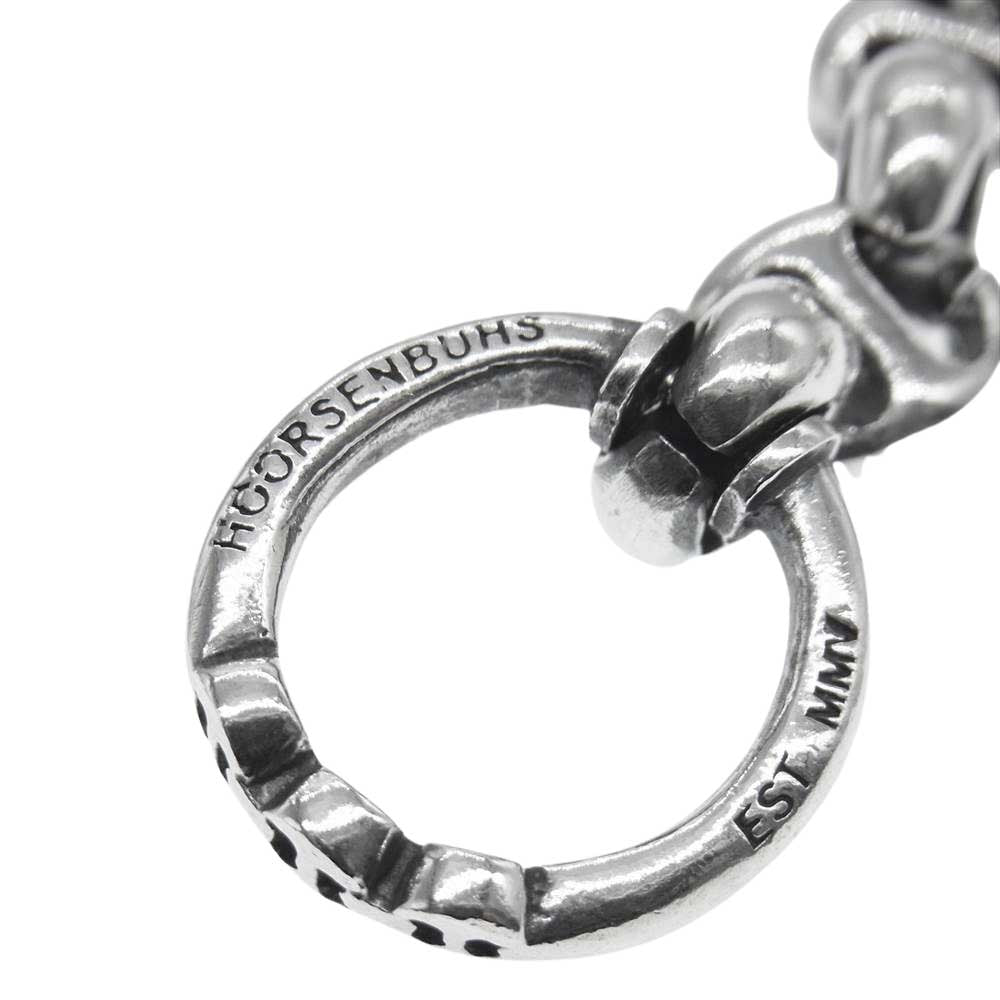 ホーセン ブース 購入時カード付属 OPEN LINK BRACELET オープン リンク ダイヤ ブレスレット 10mm シルバー系【中古】