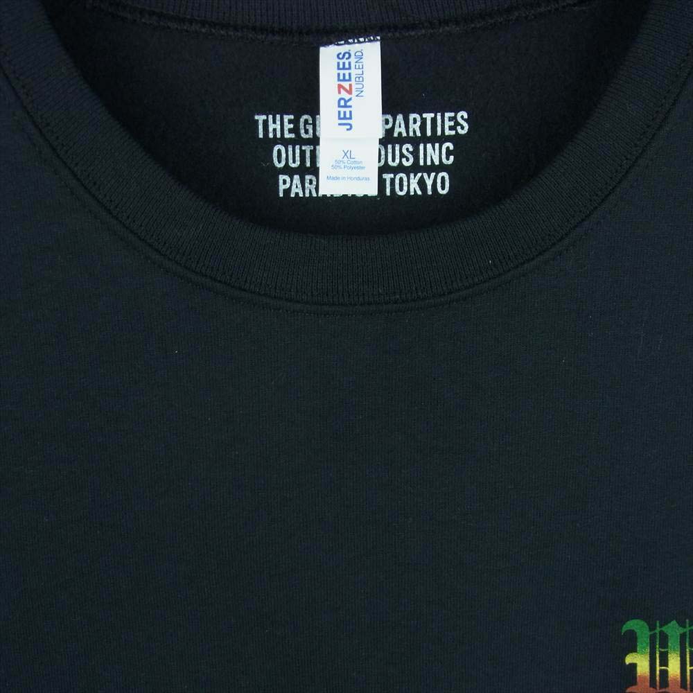 WACKO MARIA ワコマリア 22SS 22SS-WMC-SS06 CREW NECK SWEAT SHIRT (TYPE 1) マリア スウェット ブラック系 XL【新古品】【未使用】【中古】
