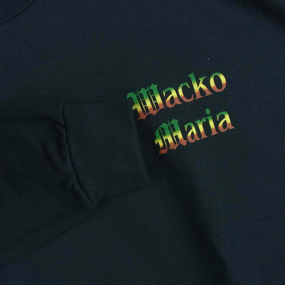 WACKO MARIA ワコマリア 22SS 22SS-WMC-SS06 CREW NECK SWEAT SHIRT (TYPE 1) マリア スウェット ブラック系 XL【新古品】【未使用】【中古】