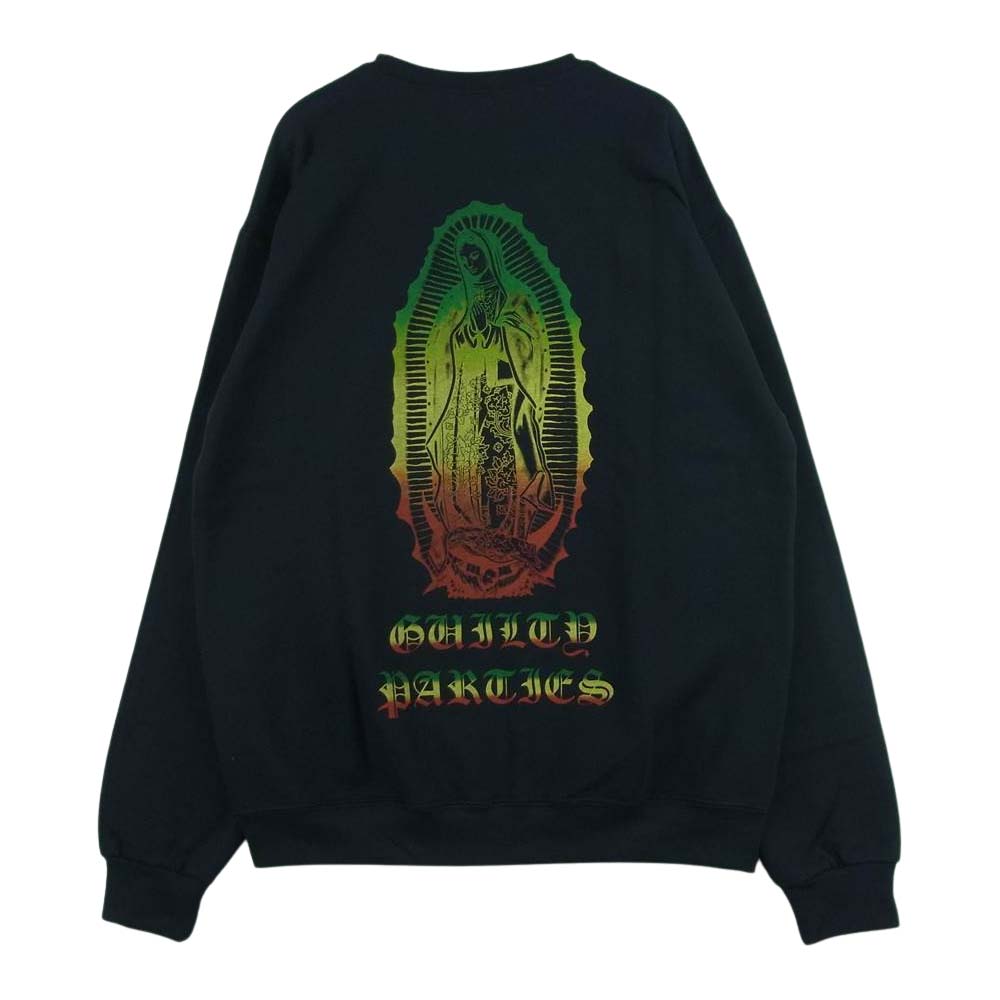 WACKO MARIA ワコマリア 22AW 22SS-WMC-SS06 CREW NECK SWEAT SHIRT (TYPE 1) マリア スウェット ブラック系 M【新古品】【未使用】【中古】