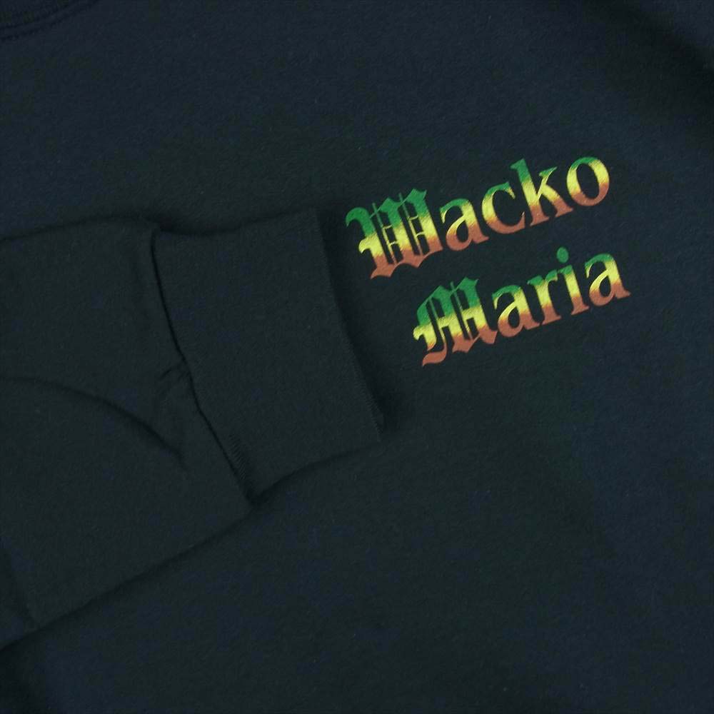 WACKO MARIA ワコマリア 22AW 22SS-WMC-SS06 CREW NECK SWEAT SHIRT (TYPE 1) マリア スウェット ブラック系 M【新古品】【未使用】【中古】