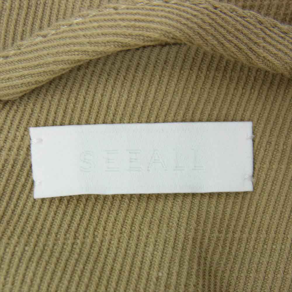シーオール 20SS SAM03 CT181 OVERSIZED DUSTER COAT オーバーサイズ ダスター コート ジャケット ベージュ系 46【中古】