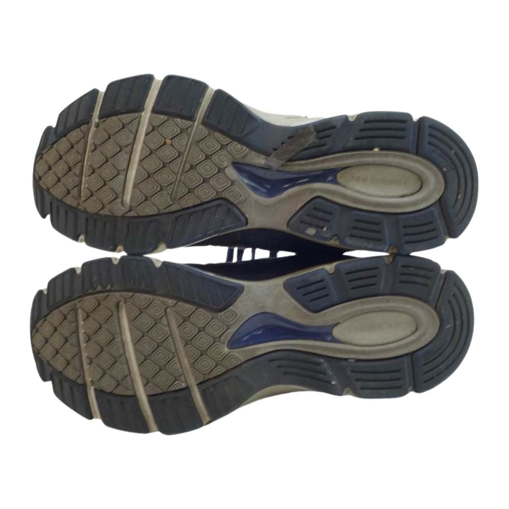 NEW BALANCE ニューバランス M990NV4 USA製 スエード ローカット スニーカー  ネイビー系 25cm【中古】