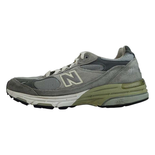 NEW BALANCE ニューバランス MR993GL USA製 スエード ローカット スニーカー  グレー系 25cm【中古】