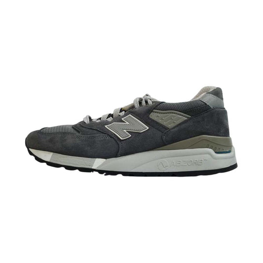 NEW BALANCE ニューバランス M998CH USA製 スエード ローカット スニーカー  グレー系 25cm【中古】