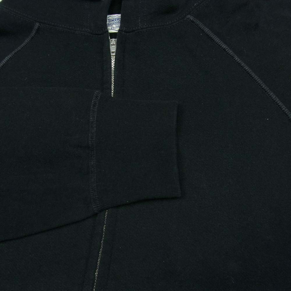 TENDERLOIN テンダーロイン T-ZIP PARKA ジップ パーカー コットン 日本製 ブラック系 L【中古】