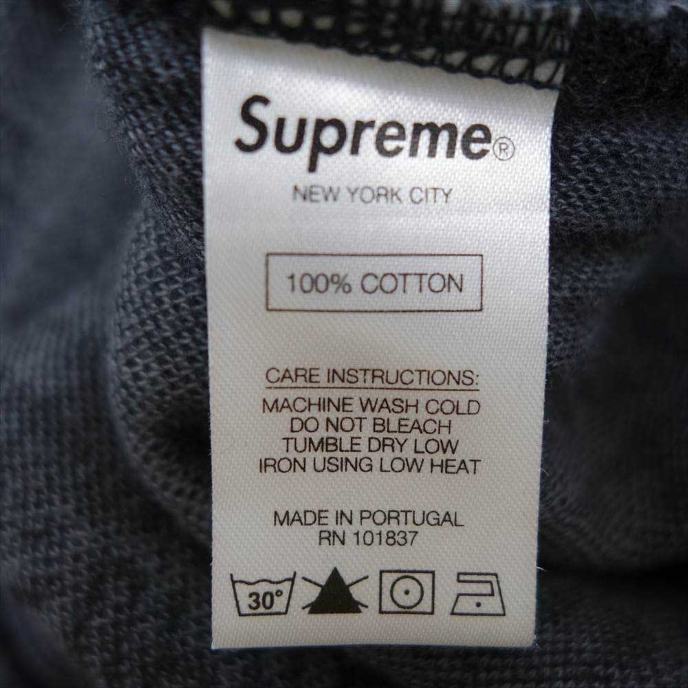 Supreme シュプリーム 20AW Textured Stripe Crewneck テクスチャード ストライプ クルーネック グレー系 L【中古】