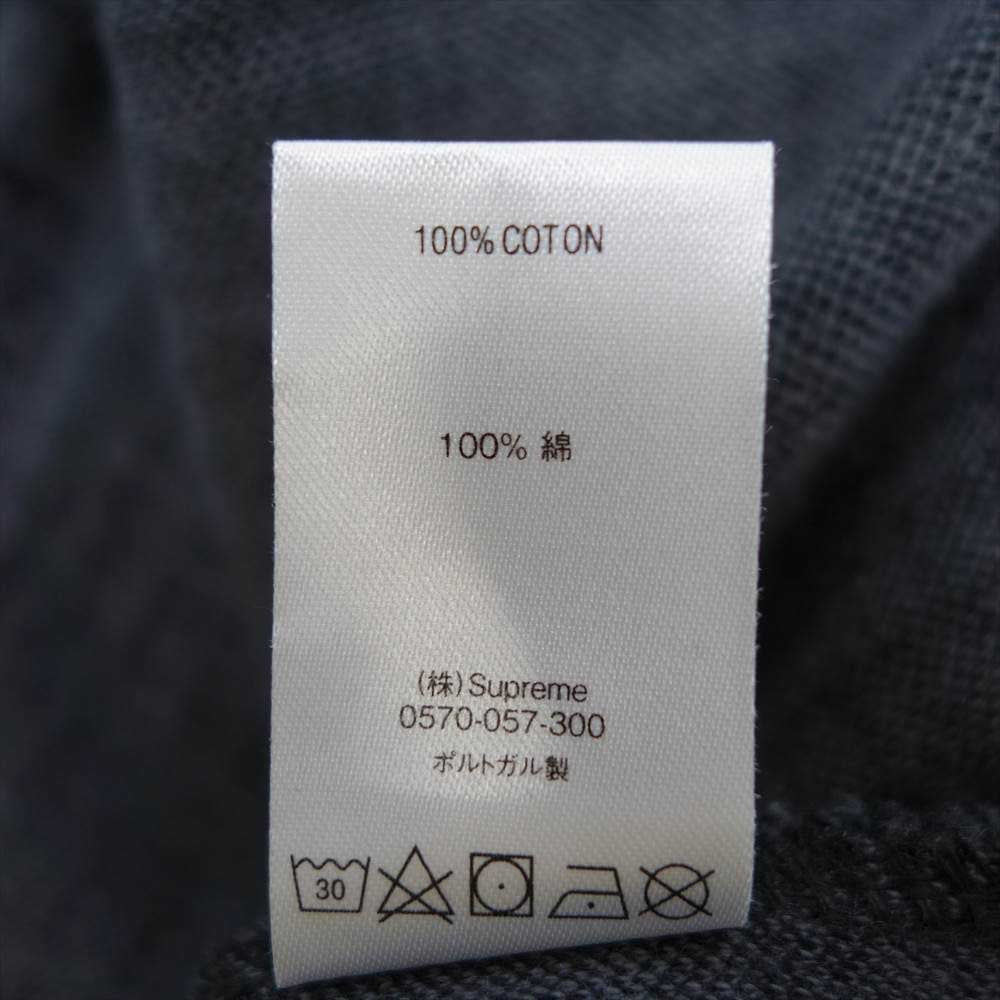 Supreme シュプリーム 20AW Textured Stripe Crewneck テクスチャード ストライプ クルーネック グレー系 L【中古】