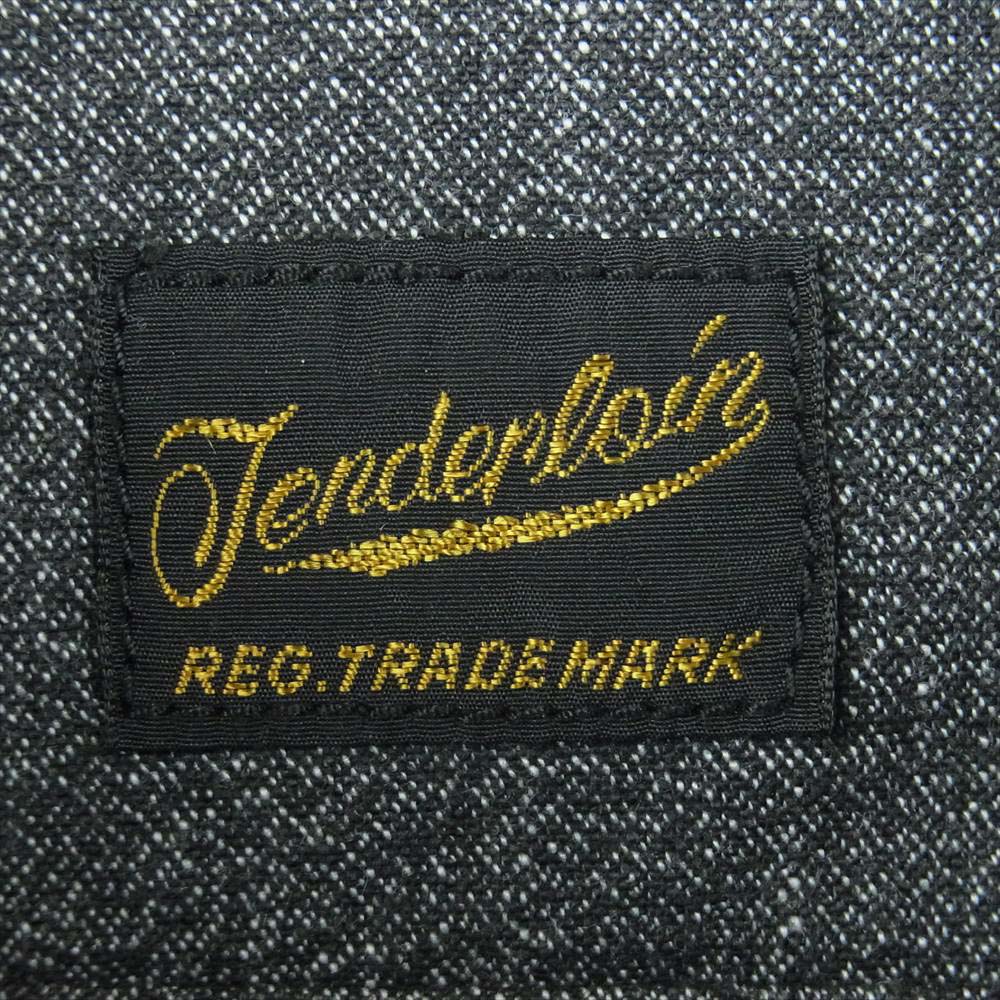 TENDERLOIN テンダーロイン T-SALT'N PEPPER SHT シャンブレー 長袖 シャツ コットン 日本製 グレー系 L【中古】