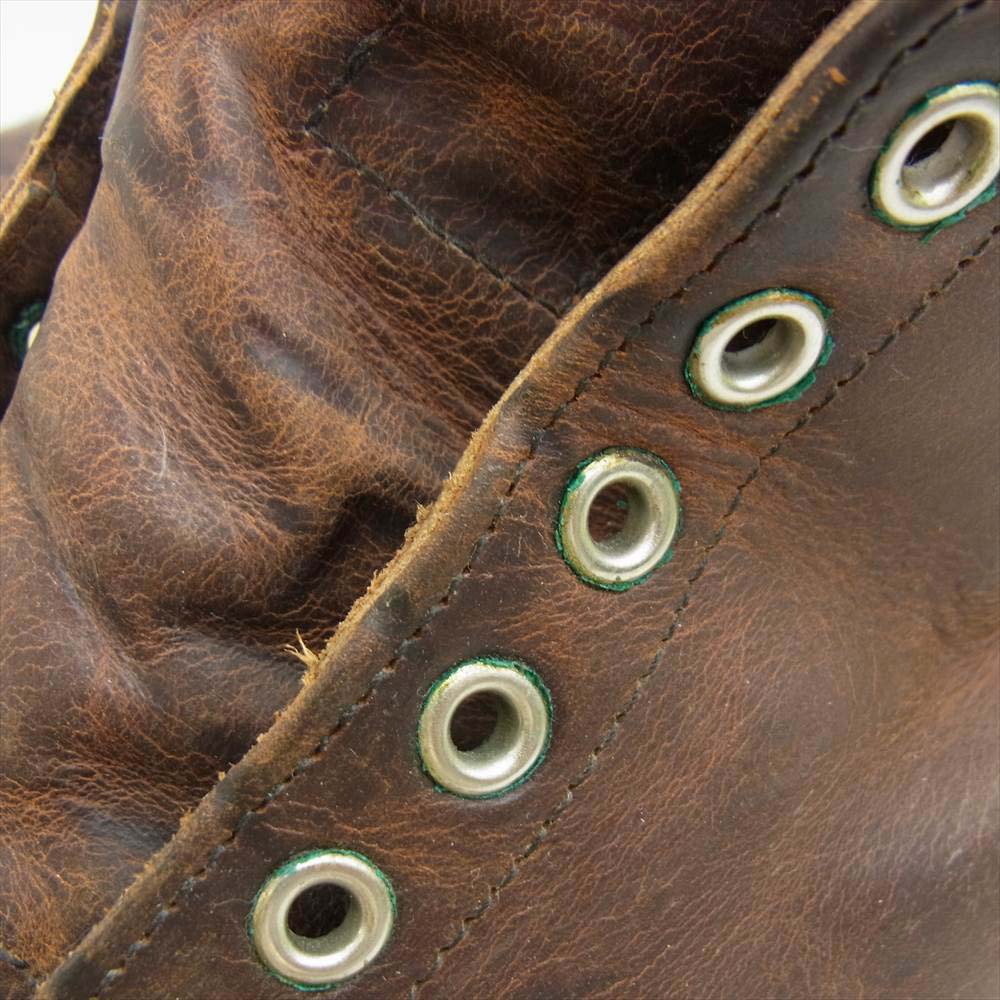 RED WING レッドウィング 9111 6inch PLAIN TOE Rough&Tough プレーントゥ ブーツ ブラウン系 27.5cm【中古】